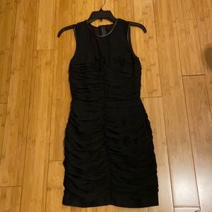 Black sinched dress